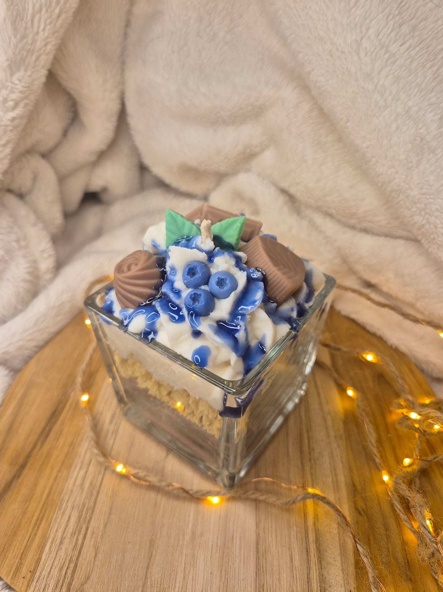 Blaubeer-Schoko Dessert