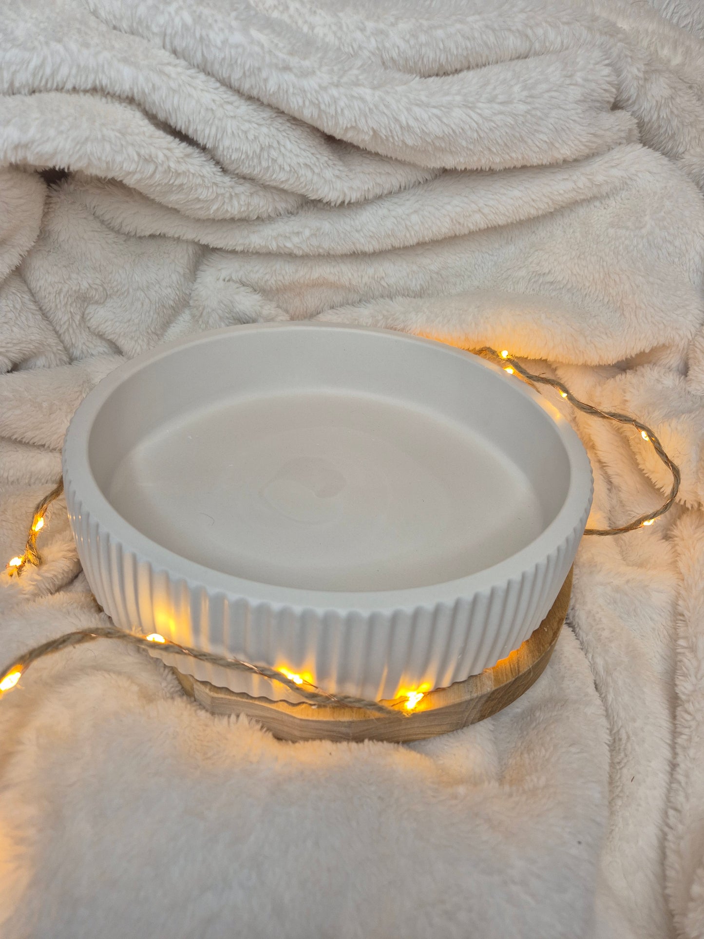 Deko-Schale „Rillenharmonie“