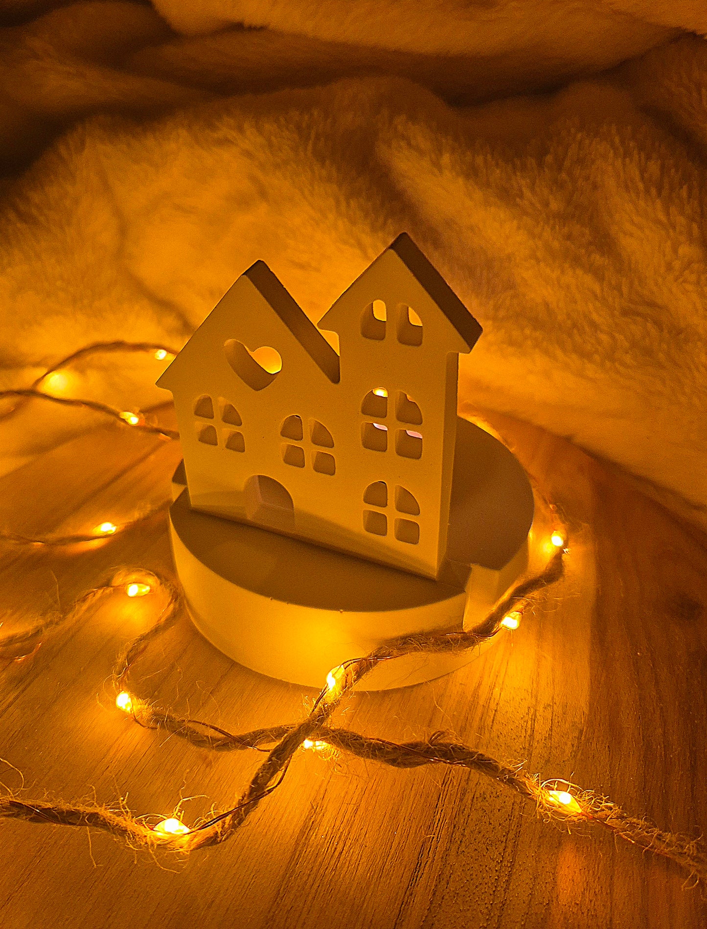 Teelichthalter „Lichterhaus“