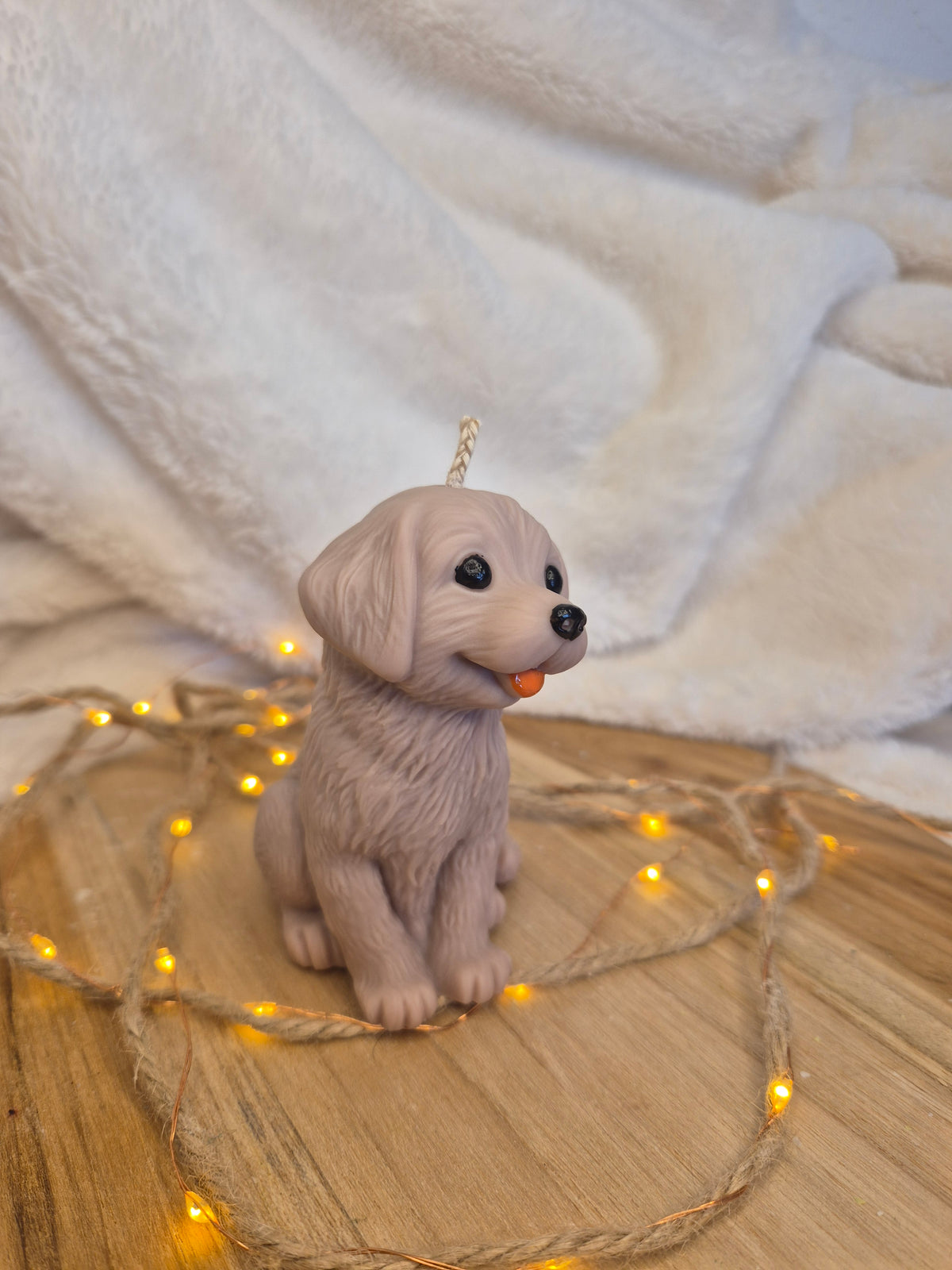 Pfotenfreund – niedliche Hunde-Kerze