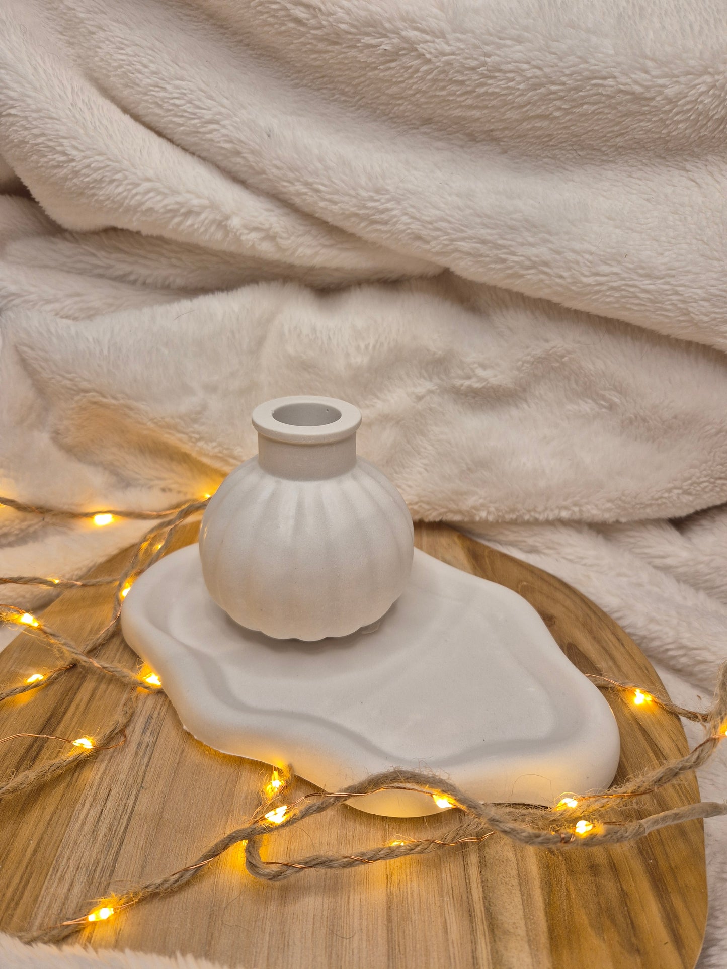 Mini-Vase mit organischem Tray Soft Harmony