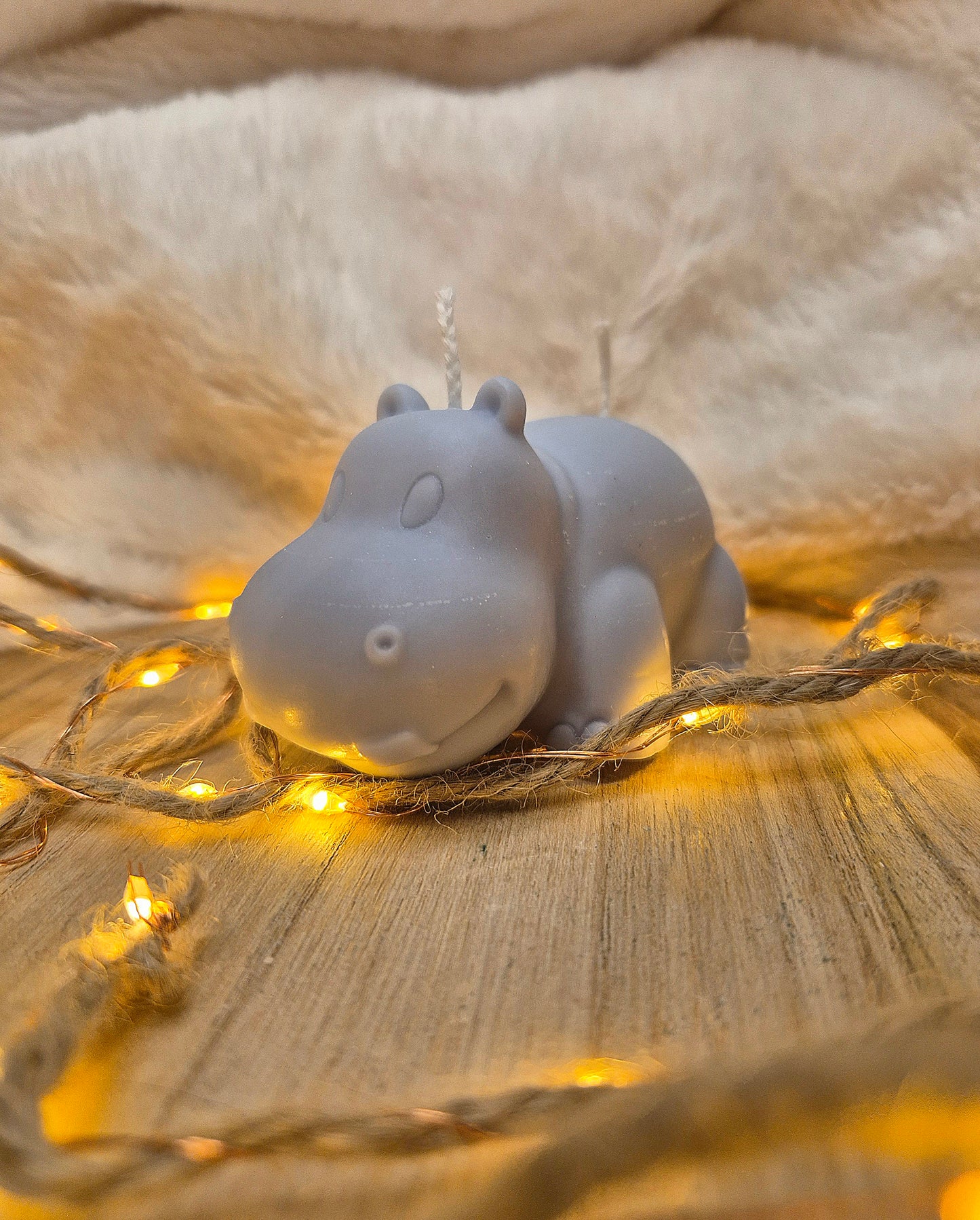 Kerze „Happy Hippo“ – niedlich & einzigartig