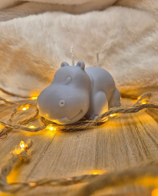 Kerze „Happy Hippo“ – niedlich & einzigartig