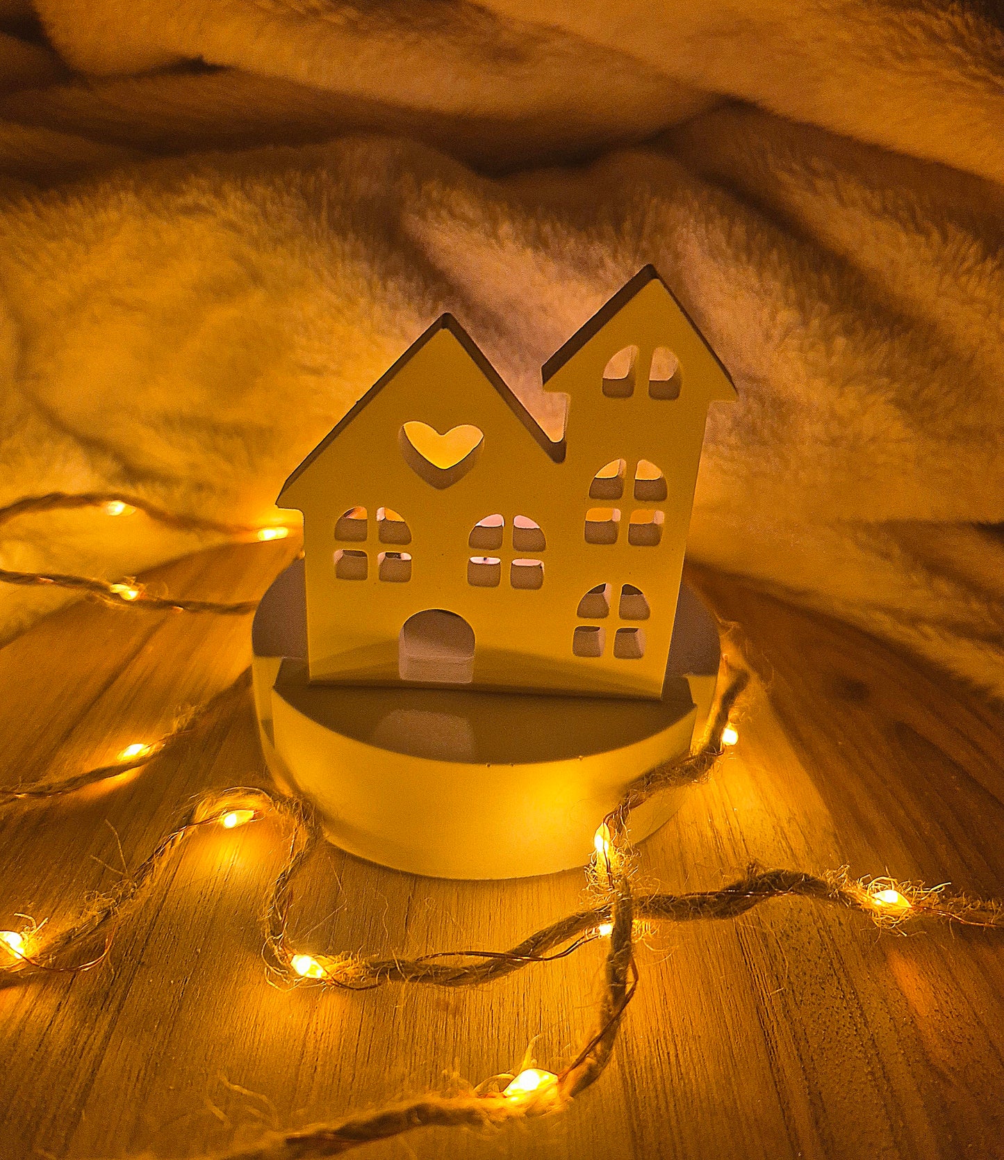 Teelichthalter „Lichterhaus“