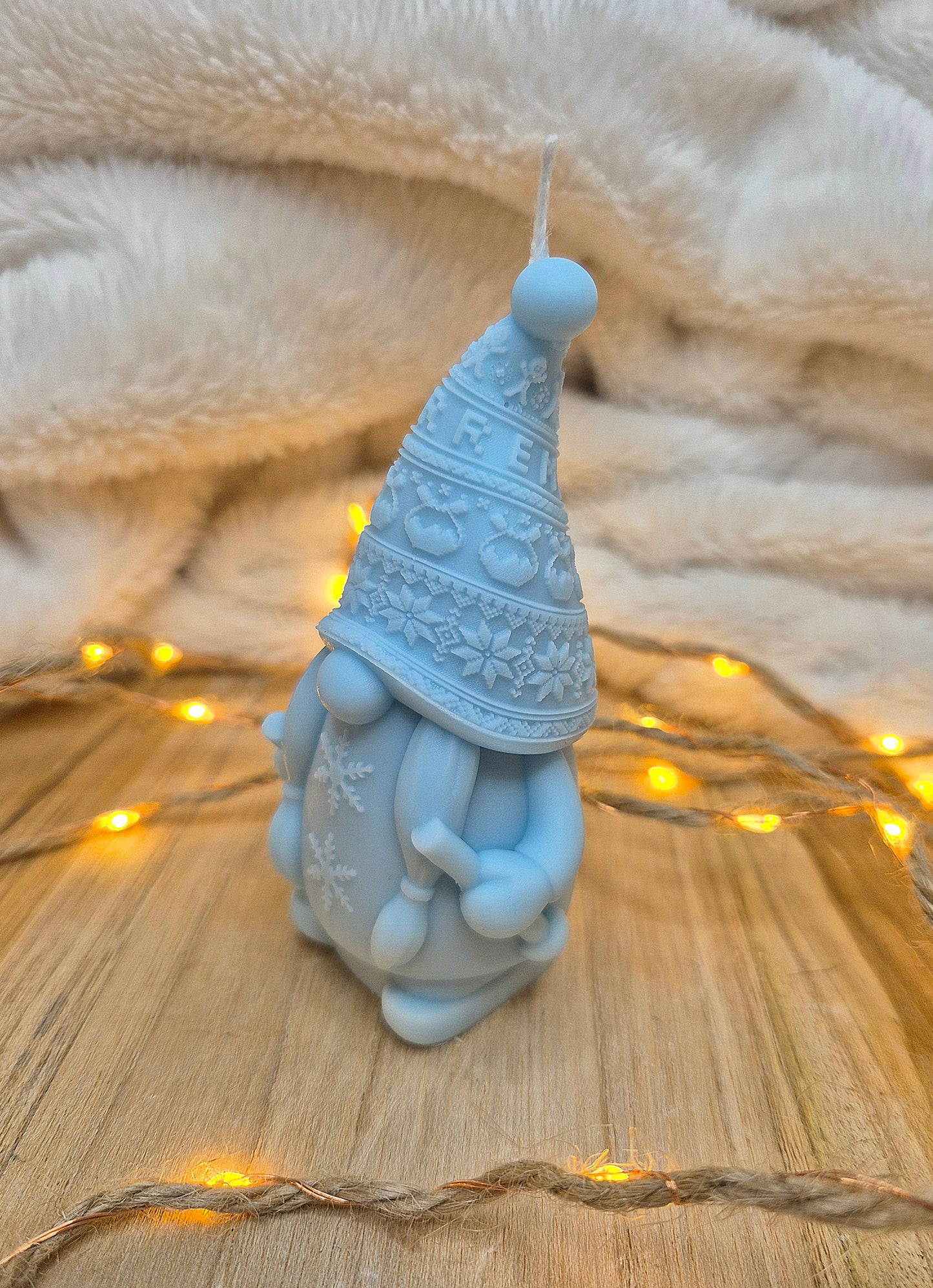 Winterwichtel mit Schneeflocke