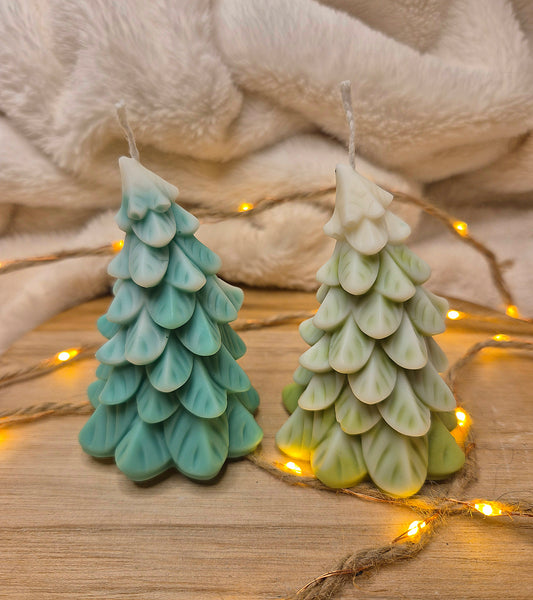 Tannenbaum-Kerze – stimmungsvolle Weihnachtsdekoration