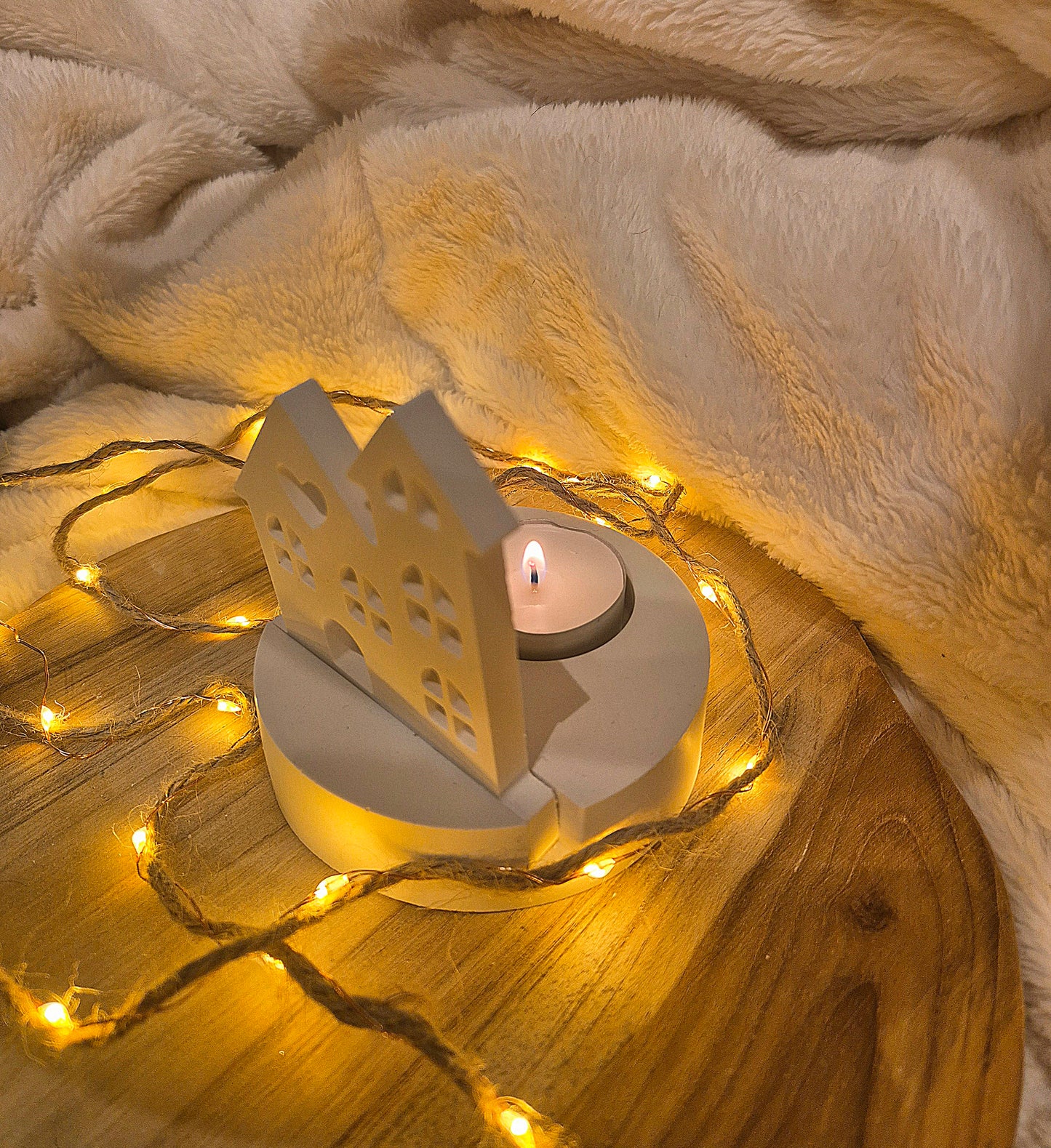 Teelichthalter „Lichterhaus“