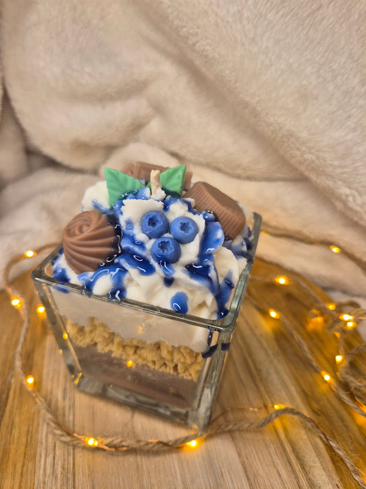 Blaubeer-Schoko Dessert