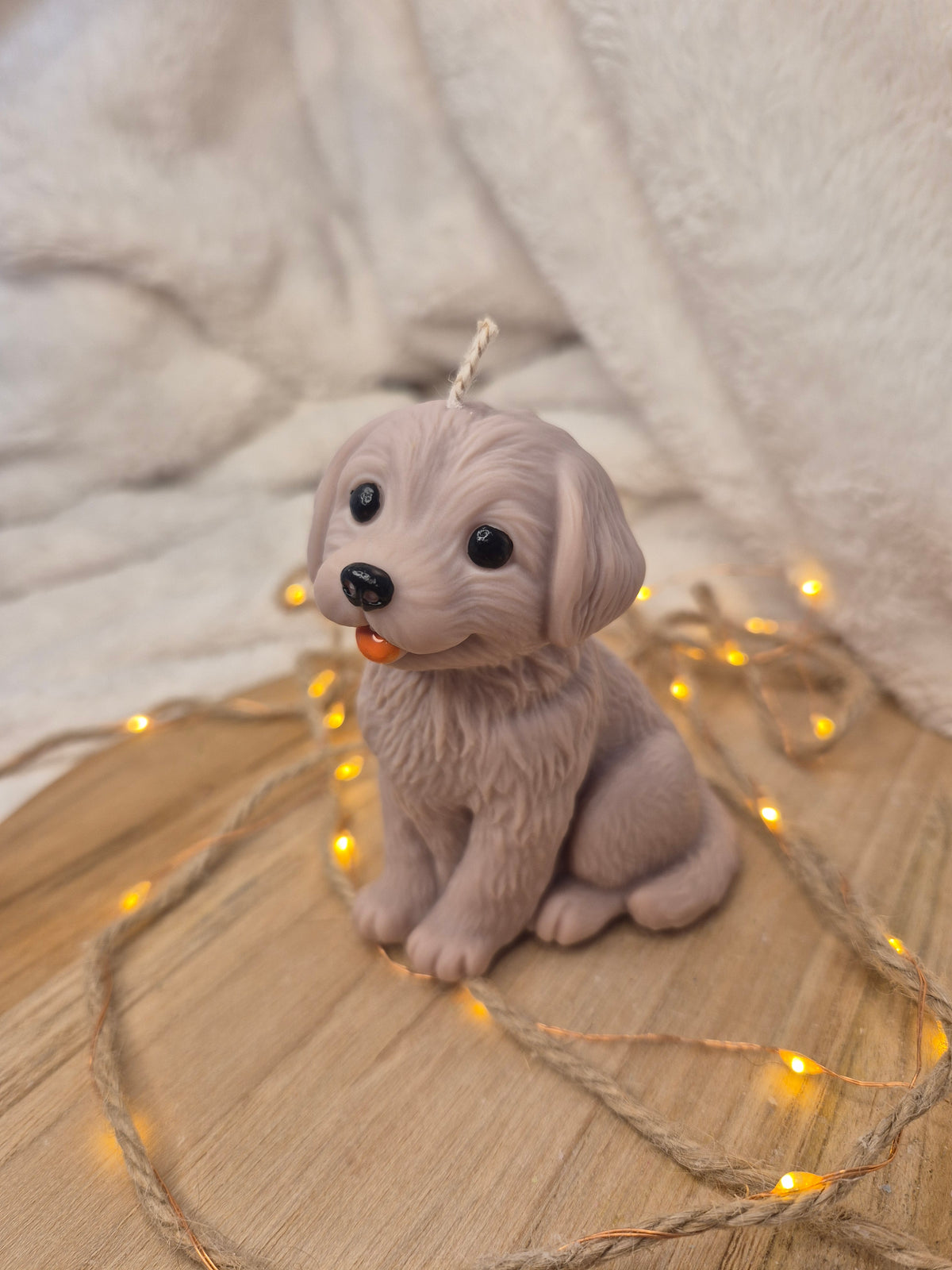 Pfotenfreund – niedliche Hunde-Kerze