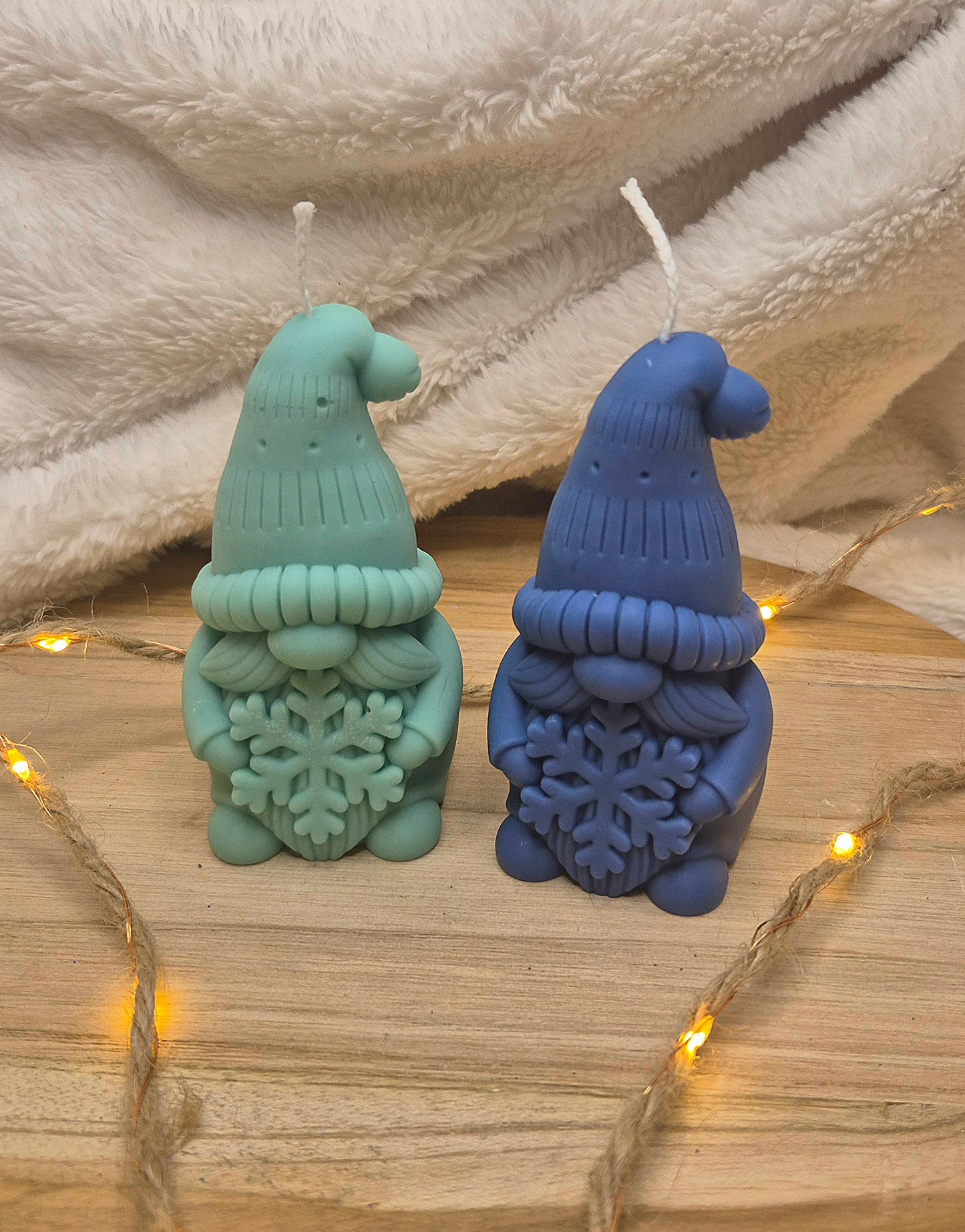 Winterwichtel mit Schneeflocke