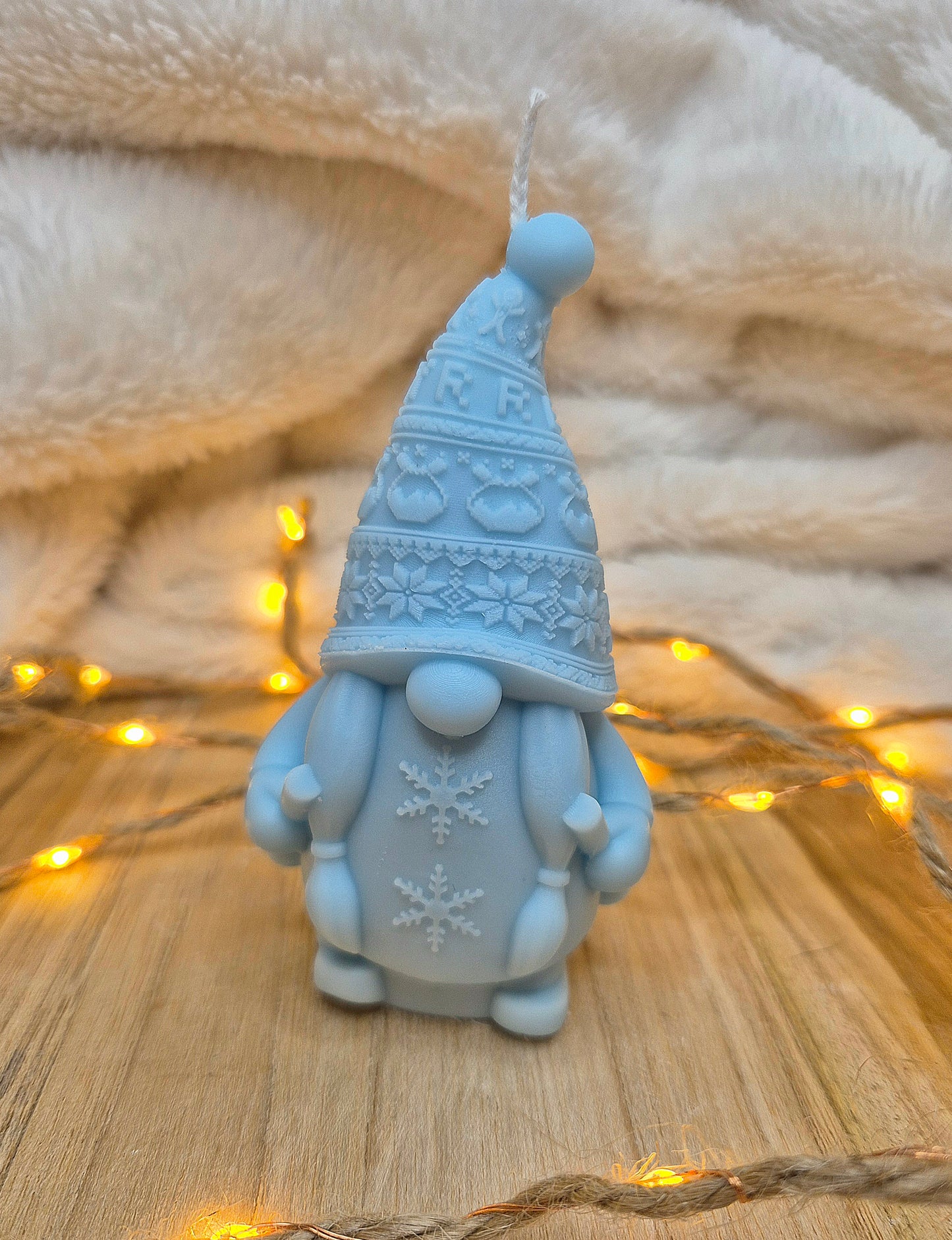 Winterwichtel mit Schneeflocke