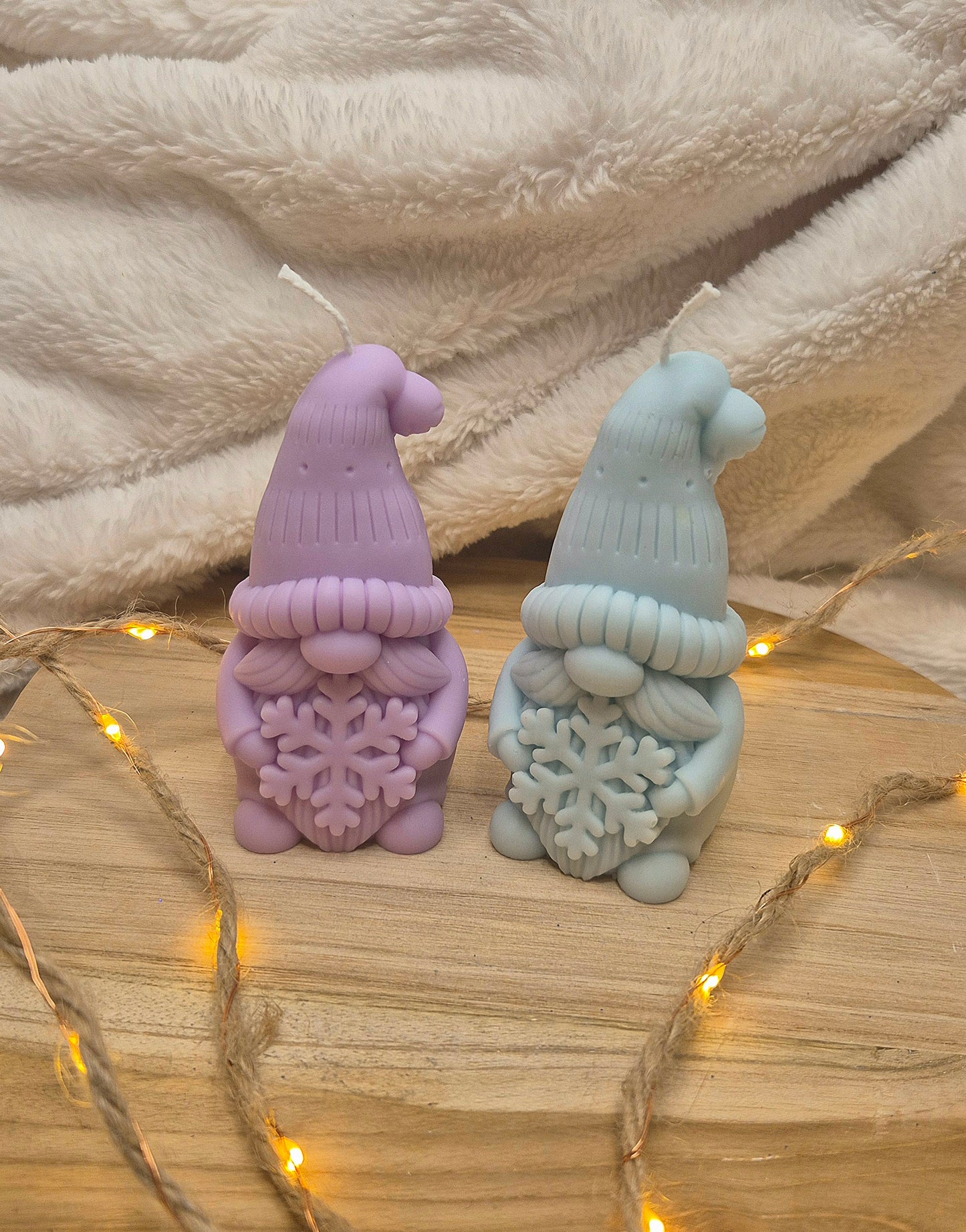 Winterwichtel mit Schneeflocke