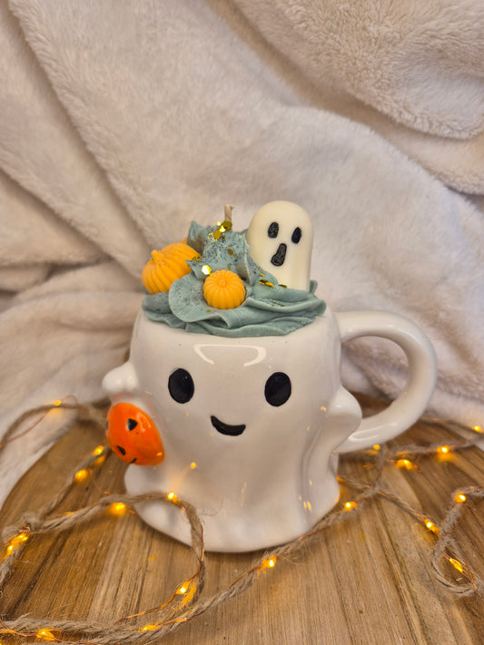 Little Boo – Halloween-Kerze in der Geistertasse 👻🎃