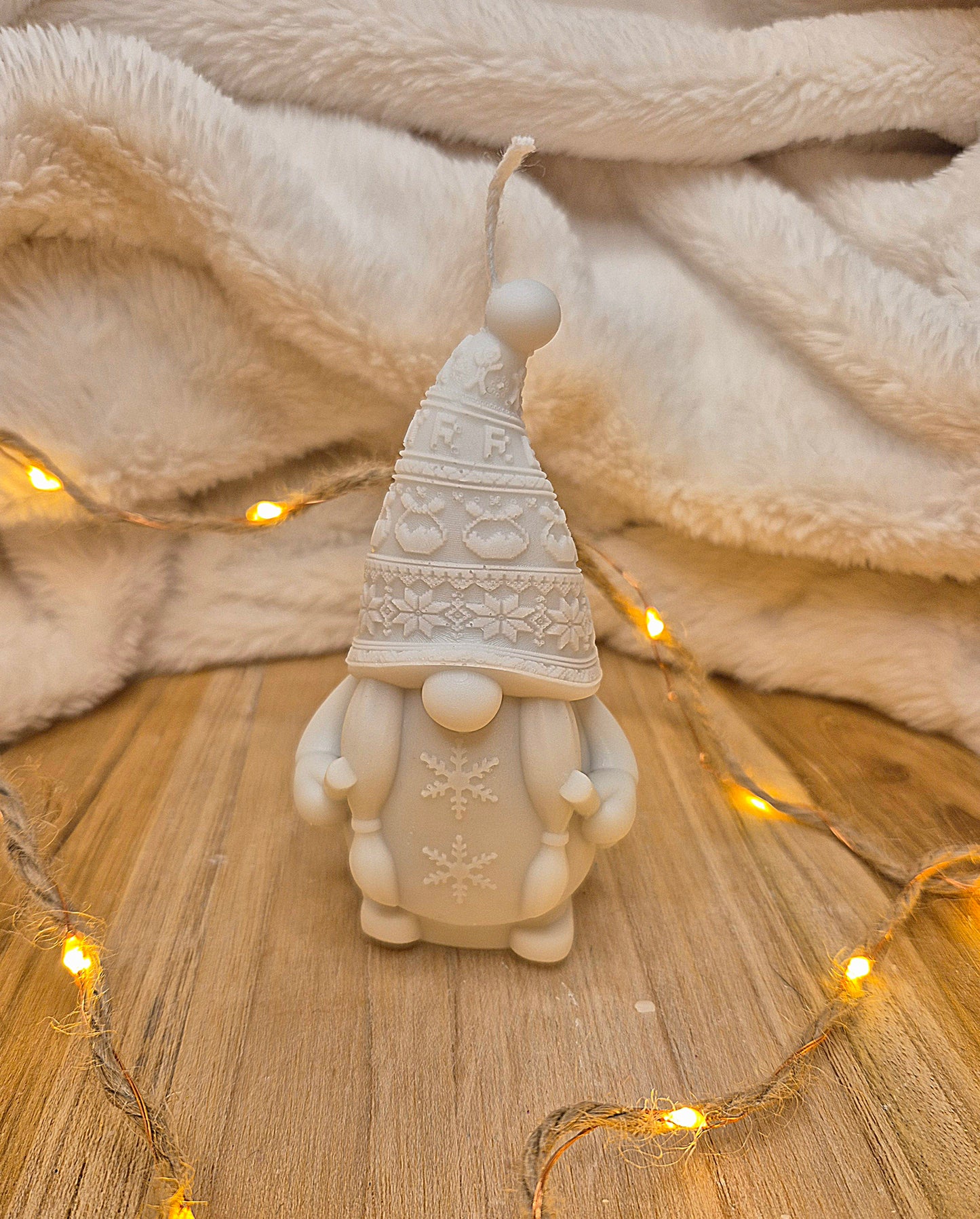 Winterwichtel mit Schneeflocke