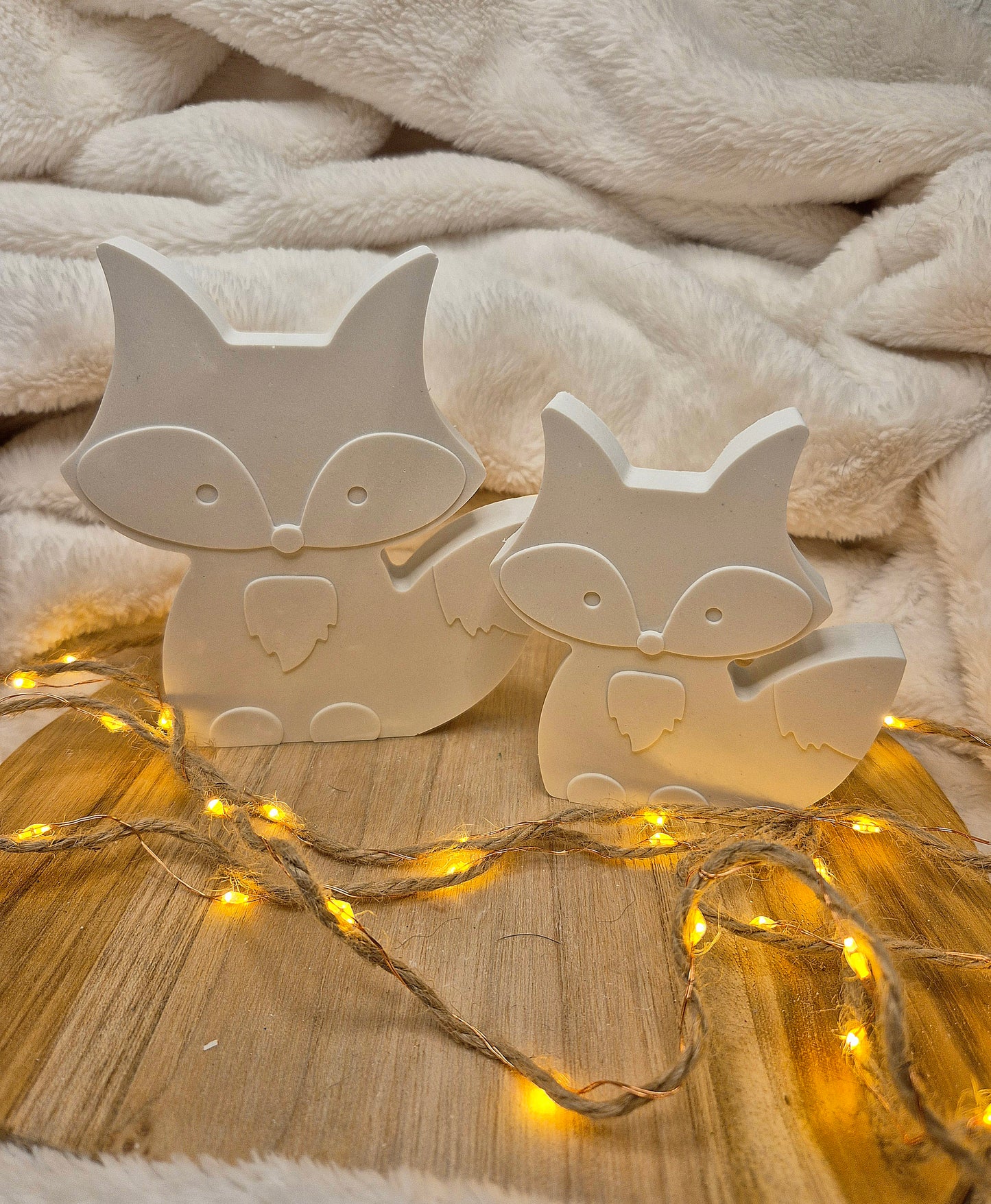 Dekofiguren „Fuchs-Duo“